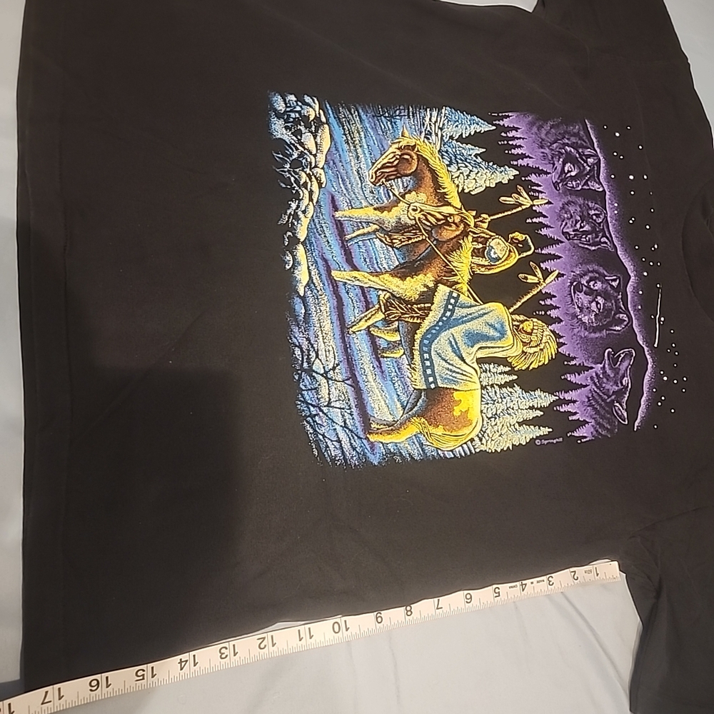 Mystical Black Graphic Long Sleeve Tee - Picture 4 of 8